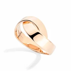 Vhernier Abbraccio Sculptural Crossover Bangle