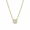 Zadok Privé Adjustable Bezel Radiant Diamond Pendant