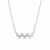 Zadok Collection Adjustable Prong Emerald Diamond Pendant