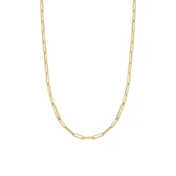 Roberto Coin Alternating Size Paperclip Link Chain Necklace