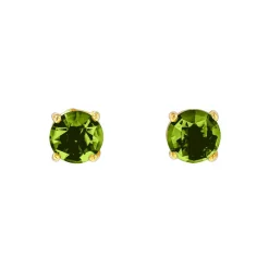 Suzanne Kalan Amalfi Green Envy Topaz Round Studs