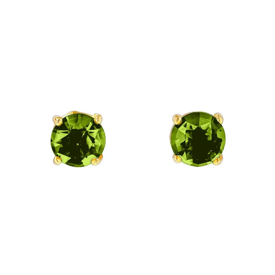 Suzanne Kalan Amalfi Green Envy Topaz Round Studs