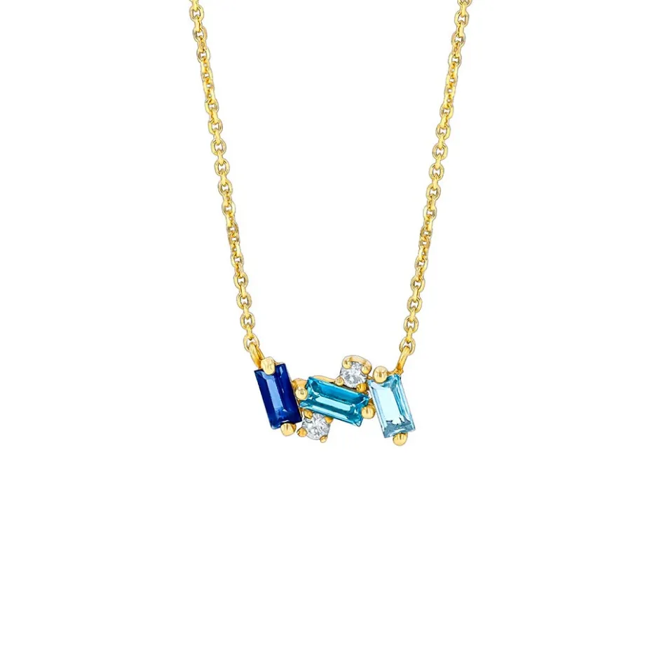 Suzanne Kalan Amalfi Mini Burst Dark Blue Mix Pendant