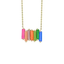 Suzanne Kalan Amalfi Mini Burst Rainbow Bar Pendant