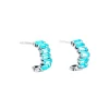 Suzanne Kalan Amalifi Blue Topaz Mini Hoops