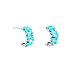 Suzanne Kalan Amalifi Blue Topaz Mini Hoops