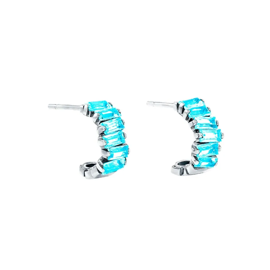 Suzanne Kalan Amalifi Blue Topaz Mini Hoops