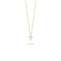 Roberto Coin Baby Cross With Diamonds Pendant