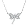 Zadok Collection Baguette Diamond Dragonfly Necklace