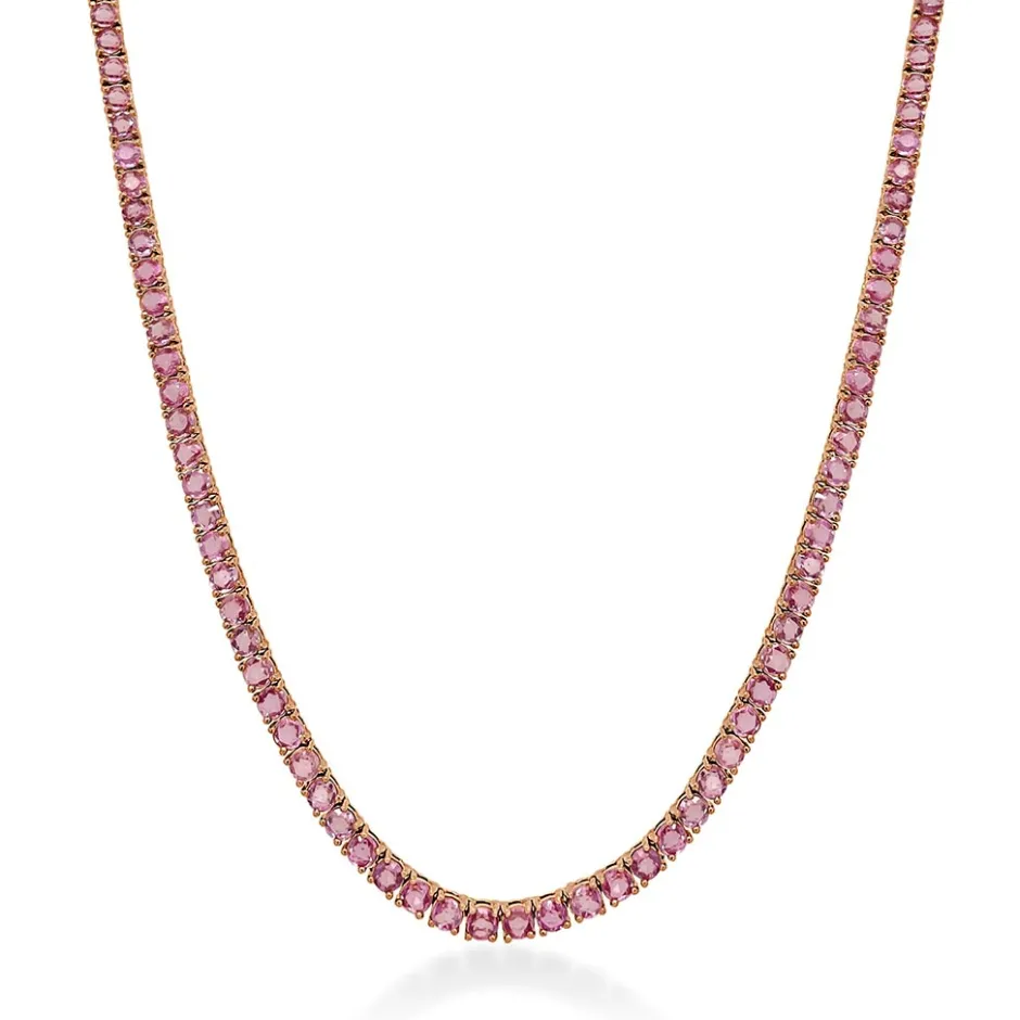 Zadok Collection Basket Set Ruby Necklace