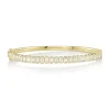 Zadok Collection Bezel Baguette Diamond Bangle