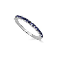 Zadok Collection Blue Sapphire Birthstone Stackable Ring