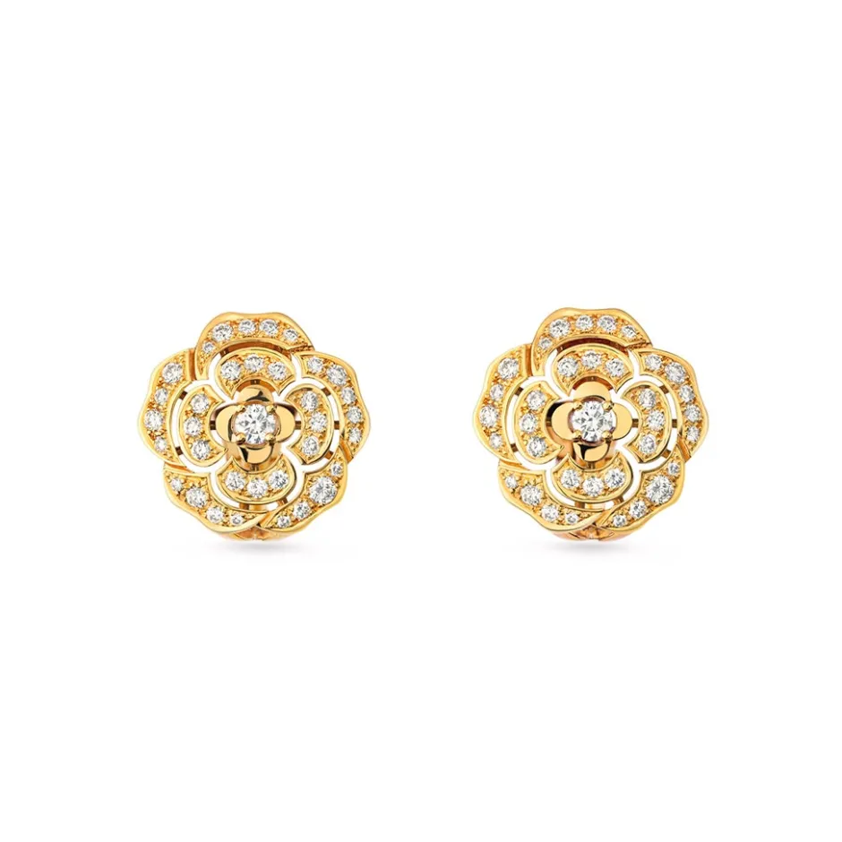 CHANEL Bouton de Camélia Earrings
