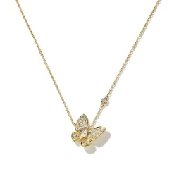 Zadok Collection Butterfly Pave Pendant