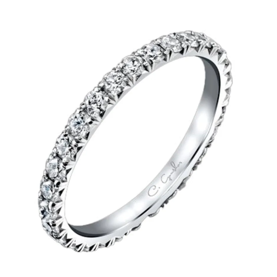 Women Zadok Collection C. Gonshor 7277 Eternity Diamond Wedding Band