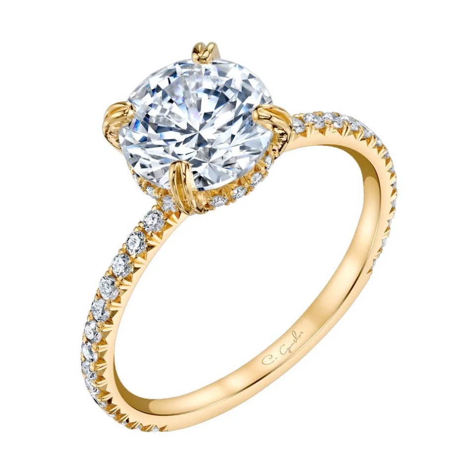 C. Gonshor 8237 Solitaire Engagement Ring