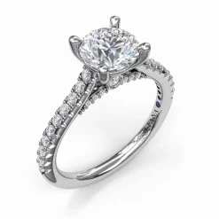 Fana Cathedral Diamond Engagement Ring
