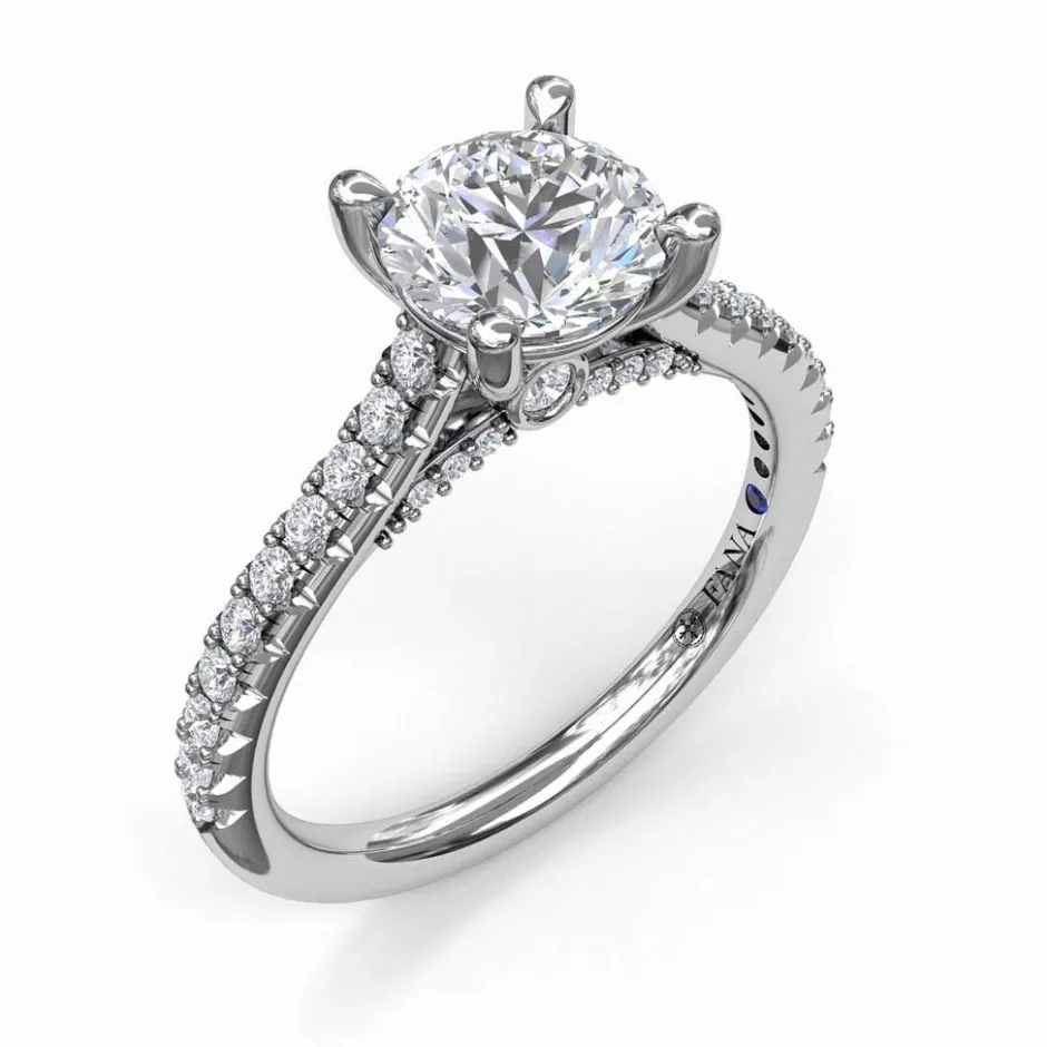 Fana Cathedral Diamond Engagement Ring
