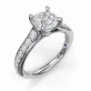 Fana Cathedral Diamond Engagement Ring