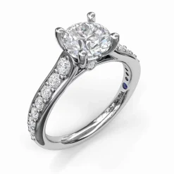 Fana Cathedral Diamond Engagement Ring