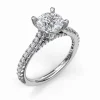 Fana Cathedral Diamond Engagement Ring