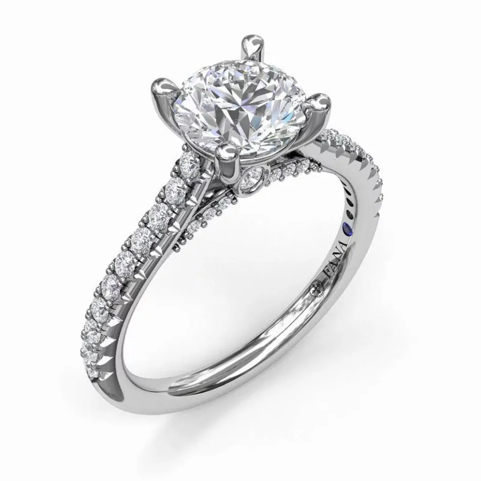 Fana Cathedral Diamond Engagement Ring