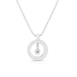 Roberto Coin Cento Shiny Baby O Necklace