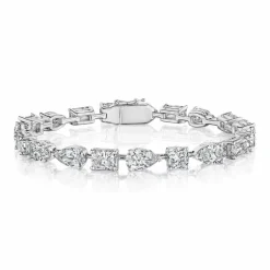 Zadok Collection Chunky Multi Shape Diamond Bracelet