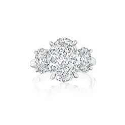 Zadok Collection Chunky Prong Oval Diamond Engagement Ring