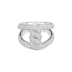 Roberto Coin Cialoma Diamond Single Knot Pave Ring
