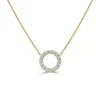 Zadok Collection Circle Diamond Pendant