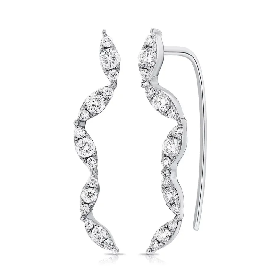 Zadok Collection Climber Diamond Earrings