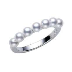 Mikimoto Cluster Akoya Cultured Pearl Ring