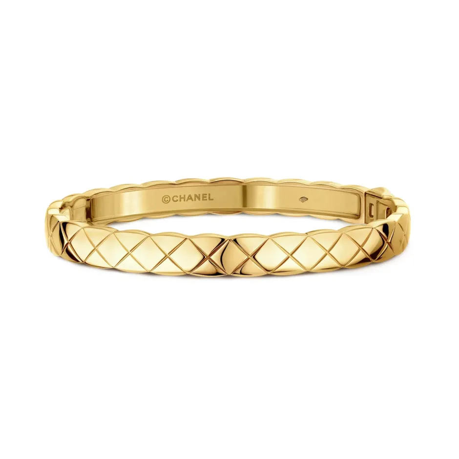 CHANEL Coco Crush Bracelet with Quilted Motif