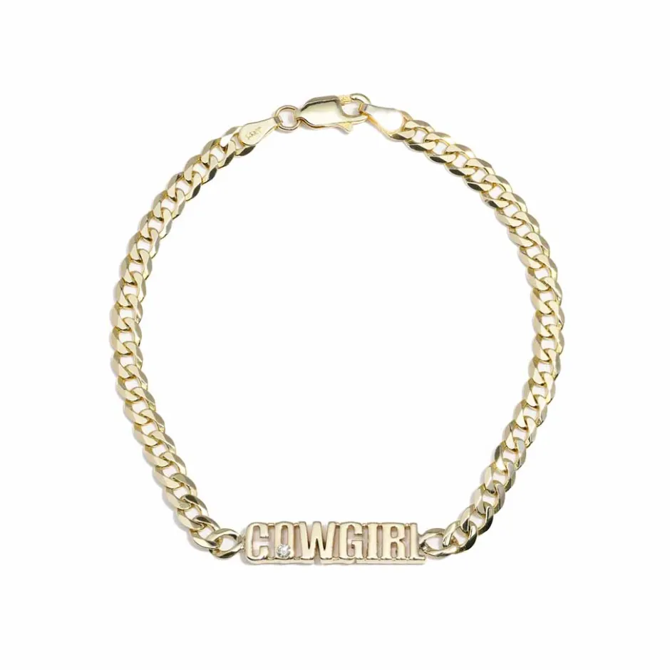 Zadok Collection COWGIRL Curb Link Bracelet