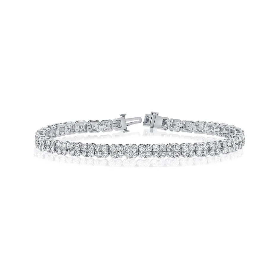 Zadok Collection 7ctw Diamond Tennis Bracelet