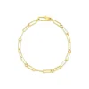 Roberto Coin Designer Gold Paperclip Bracelet