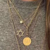Zoe Chicco Diamond Bezel Star of David Necklace