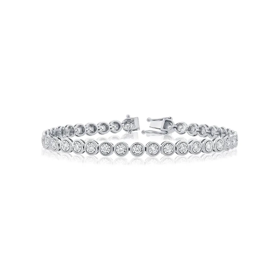 Zadok Collection Diamond Bezel Tennis Bracelet