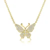 Zadok Collection Diamond Butterfly Necklace