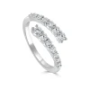 Zadok Collection Diamond Crossover Ring