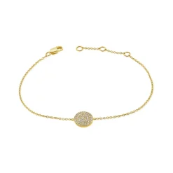 Zadok Collection Diamond Disc Bracelet