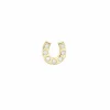 Zadok Collection Diamond Horseshoe Single Stud Earring