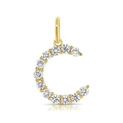 Zadok Collection Diamond Large Initial Pendant