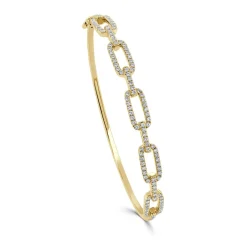 Zadok Collection Diamond Link Bangle