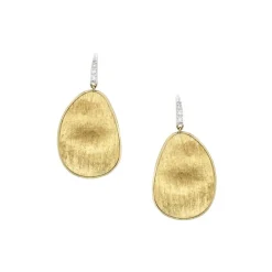 Marco Bicego Diamond Pave Medium French Wire Earrings