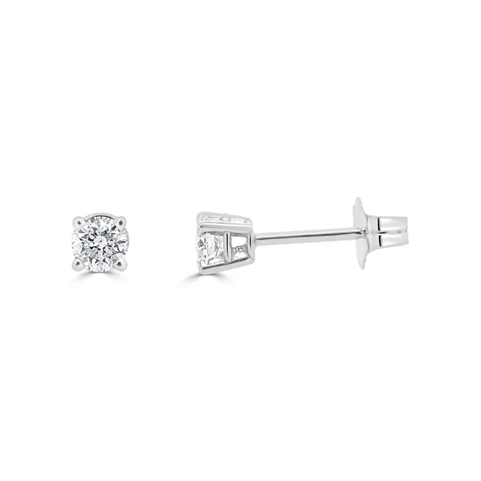 Zadok Collection Diamond Round Studs