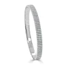 Zadok Collection Diamond 3-Row Flexible Bangle