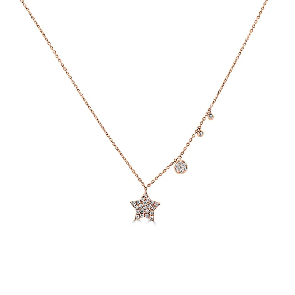 Zadok Collection Diamond Star Necklace