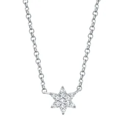 Zadok Collection Diamond Star of David Necklace
